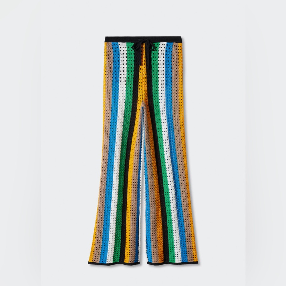 NWT Mango x Simon Miller Openwork Knit Pants Size M